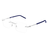 Eyeglasses frame Montblanc Man MB0444O003-SILVER-SILVER-TRANSPARENT54